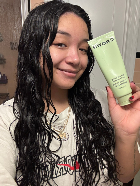 Crown Affair Smoothing Air Dry Cream on 2a hair